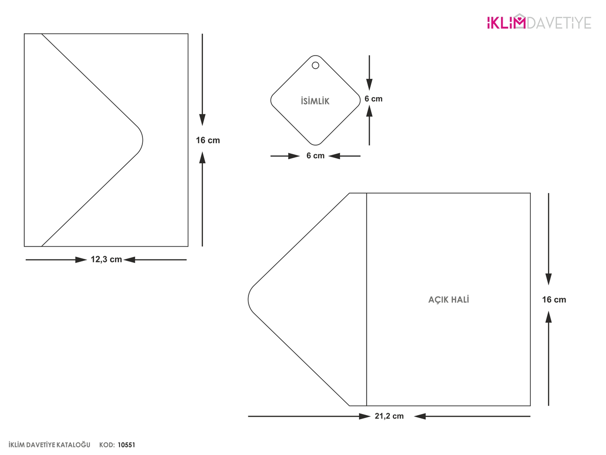 İklim Davetiye     10551 - 5